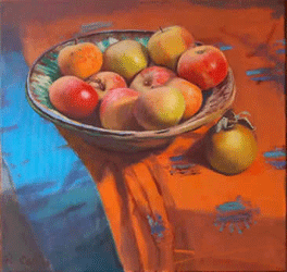 Rob Collins Apples Painting
