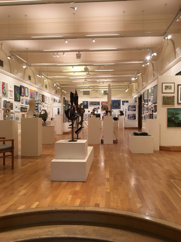 Bath Society of Artist Open Exhibition - inside
