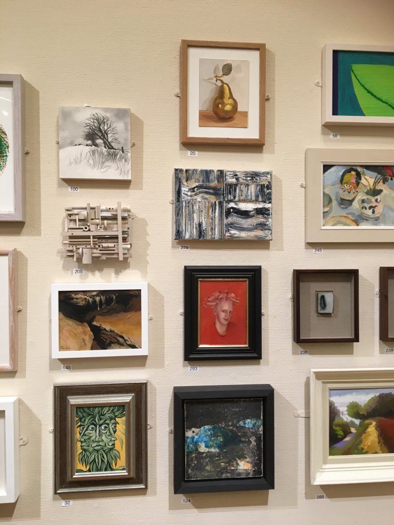 Bath Society of Artists Open Exhibition - artwork examples including golden pear by Chris Bingle