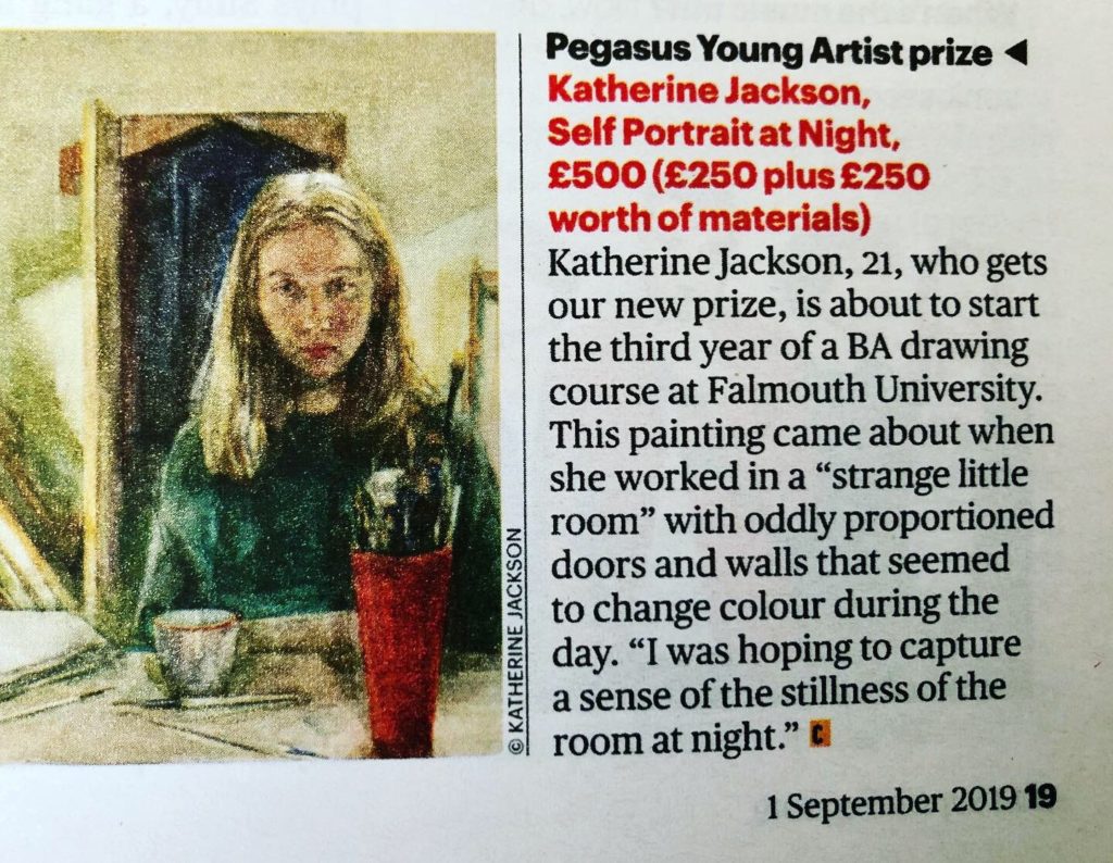Winner of the Pegasus Prize features in the Sunday Times Culture magazine