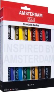 Royal Talens Amsterdam acrylics set £13.95. Perfect gifts for artists.