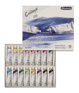Schmincke College Oil Paint Set 16 x 35ml. Perfect gifts for artists.