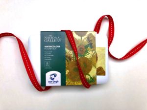 Van Gogh National Gallery watercolour pocket box £16.75. Perfect gifts for artists.