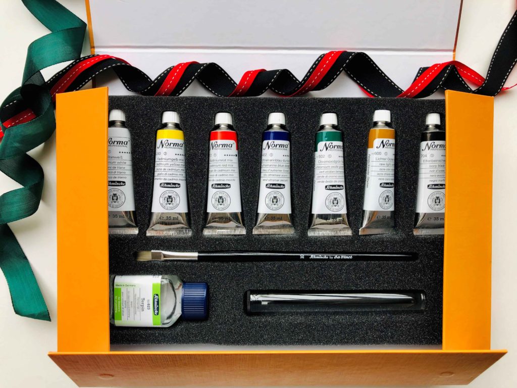 Schmincke Norma oil painting set £55. Perfect gifts for artists. 