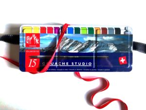 Caran d'Ache gouache set £29.99. Perfect gifts for artists.