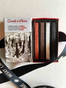 Conte Carres matchbox crayons