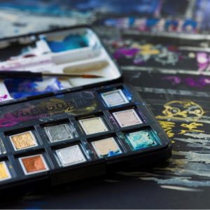 Van Gogh irridescent metallics set £31.25.