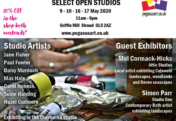 Select Trail artist Open Studios at Pegasus Art 2020