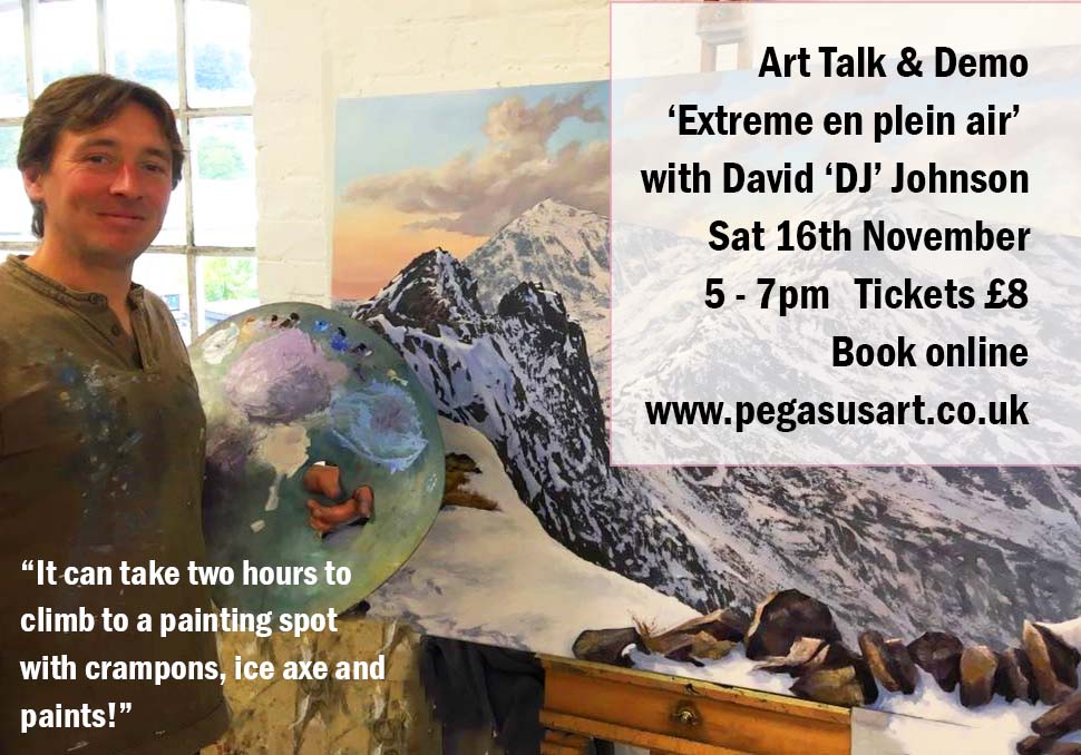 Art Talk with artist David Johnson at Pegasus Art