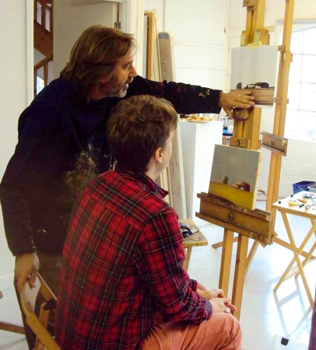 Max Hale teaches painting and drawing at Pegasus Art. 