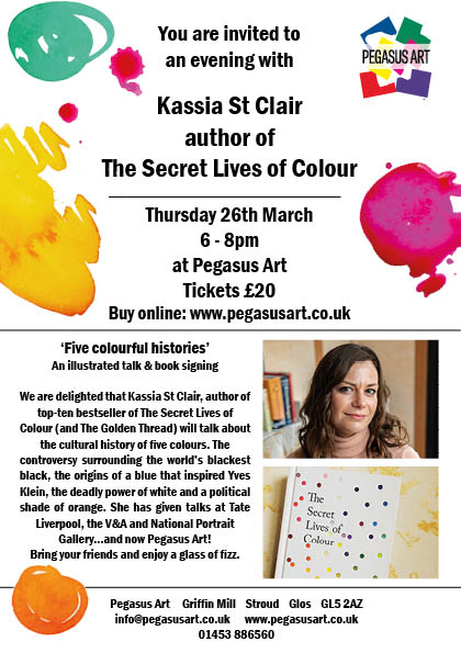 Five Colourful Histories Art Talk with Kassia St Clair