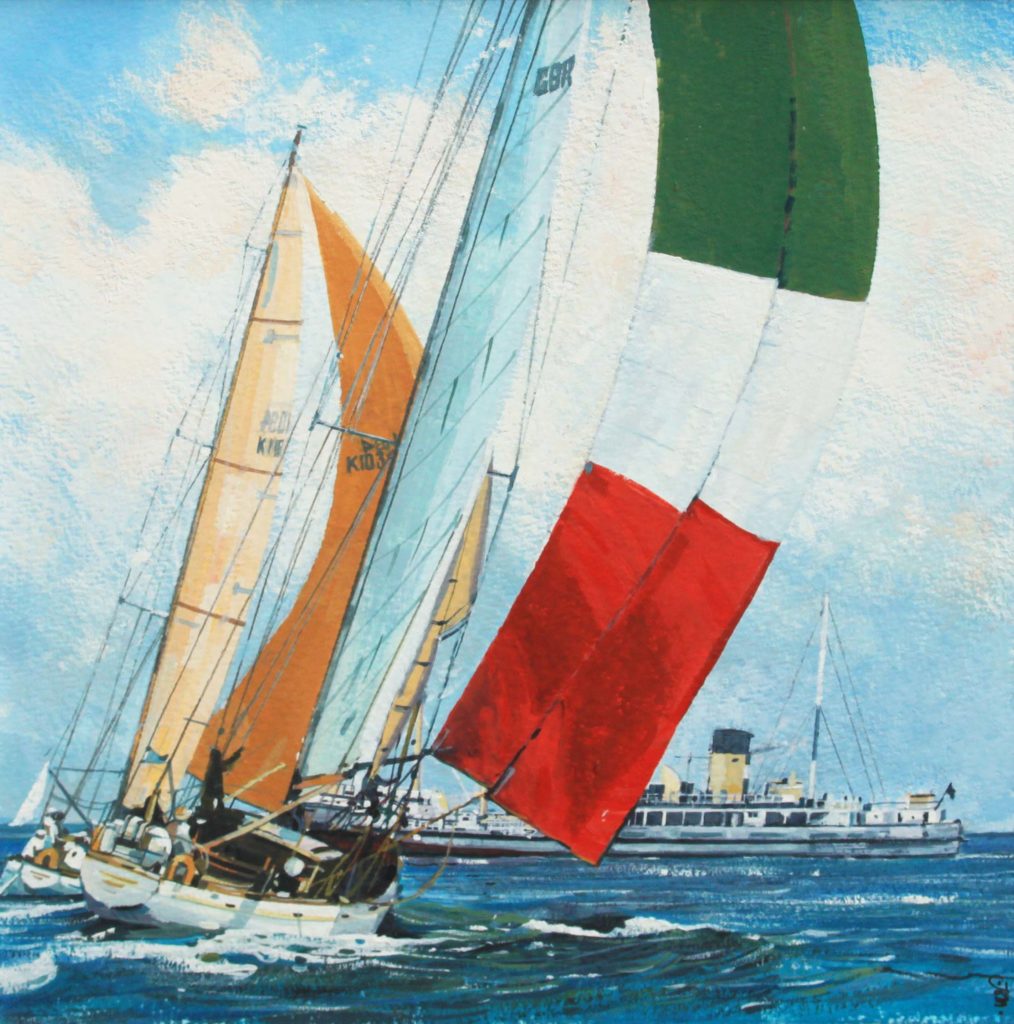 Sailing Past by John Scott Martin