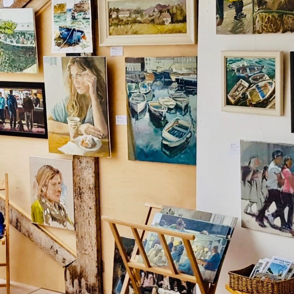 Max Hale's studio at Pegasus Art 