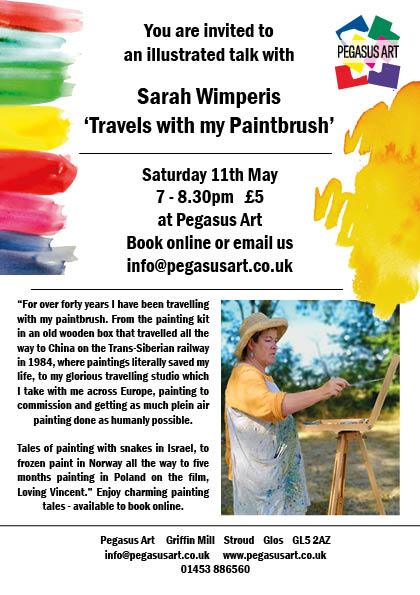 Art Talk with Sarah Wimperis at Pegasus Art