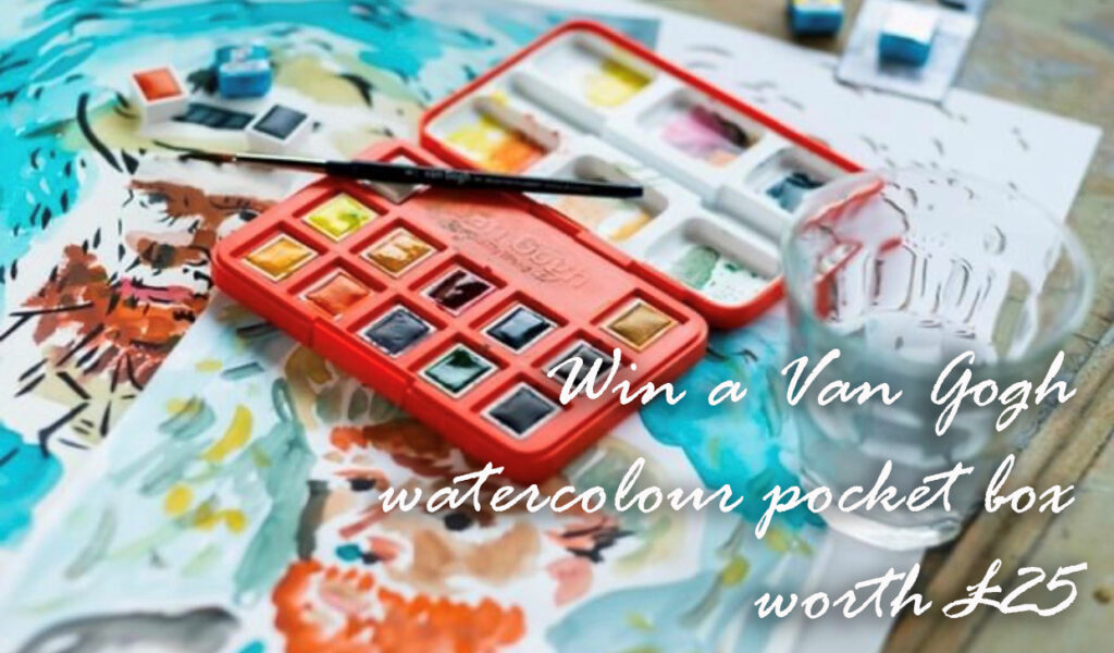 Win a Van Gogh watercolour pocket box worth £25 at Pegasus Art
