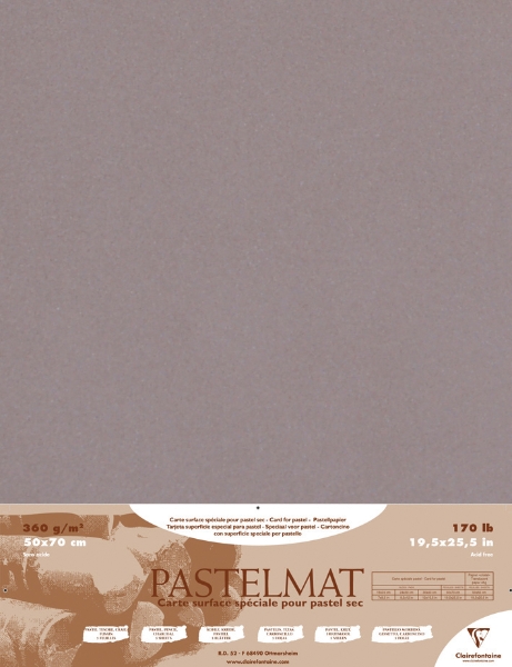 Pastelmat Clairefontaine 50 x 70 cm Sheet Acid Free Choose Your