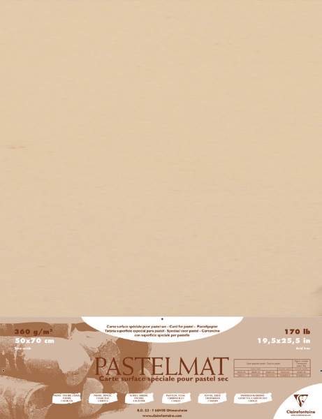 Pastelmat Clairefontaine 50 x 70 cm Sheet Acid Free Choose Your