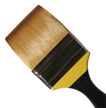Daler Rowney System 3 SkyFlow Acrylic Large Flat Paint Brushes 