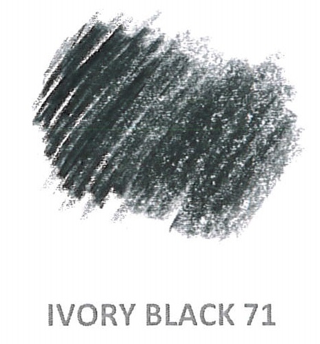 Derwent Procolour Pencil Ivory Black 71 