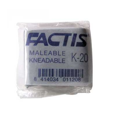 One Factis K20 Putty Eraser Rubber 