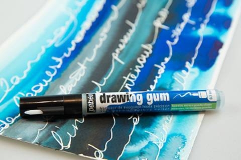 Pebeo Drawing Gum - High Precision Masking Fluid Marker .07mm (with spare  tip) 