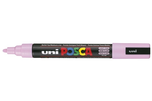 Uni Posca PC-5M Gold Colour Paint Marker Pens 2.5mm Medium Bullet Tip Nib Writes On Any Surface Metal Glass Wood Fabric Plastic Stone by Posca 